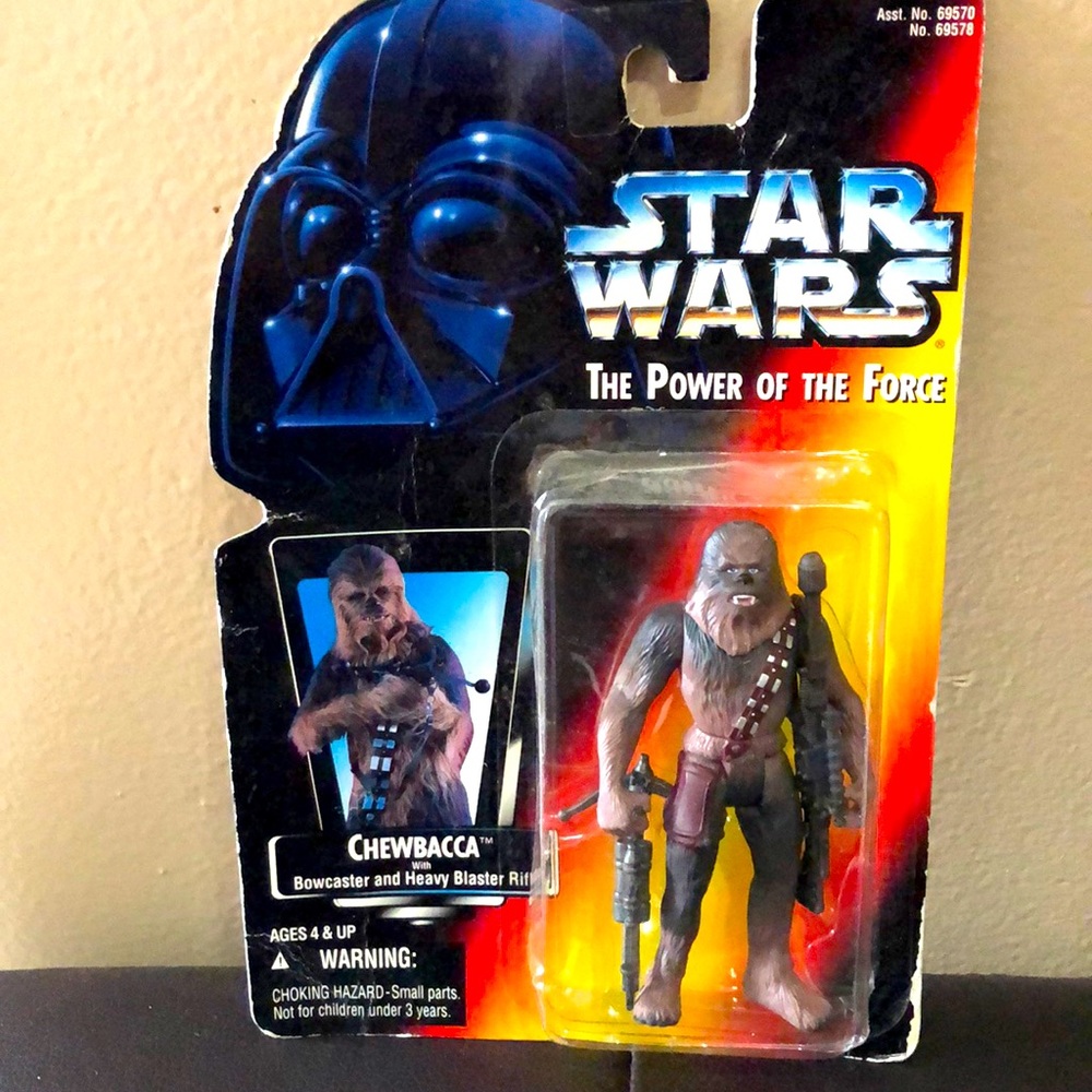 Vintage 1995 Star Wars Chewbacca action figure